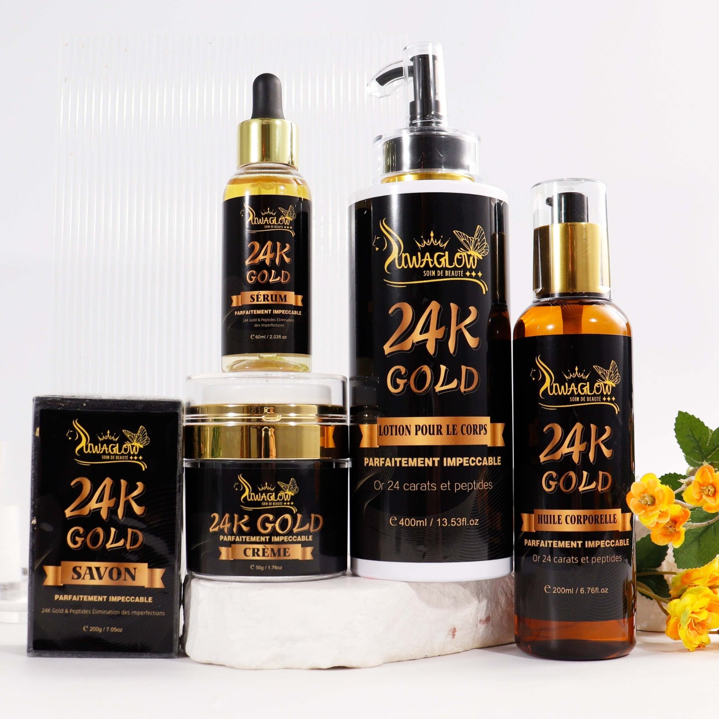 peau éclatante 24K OR