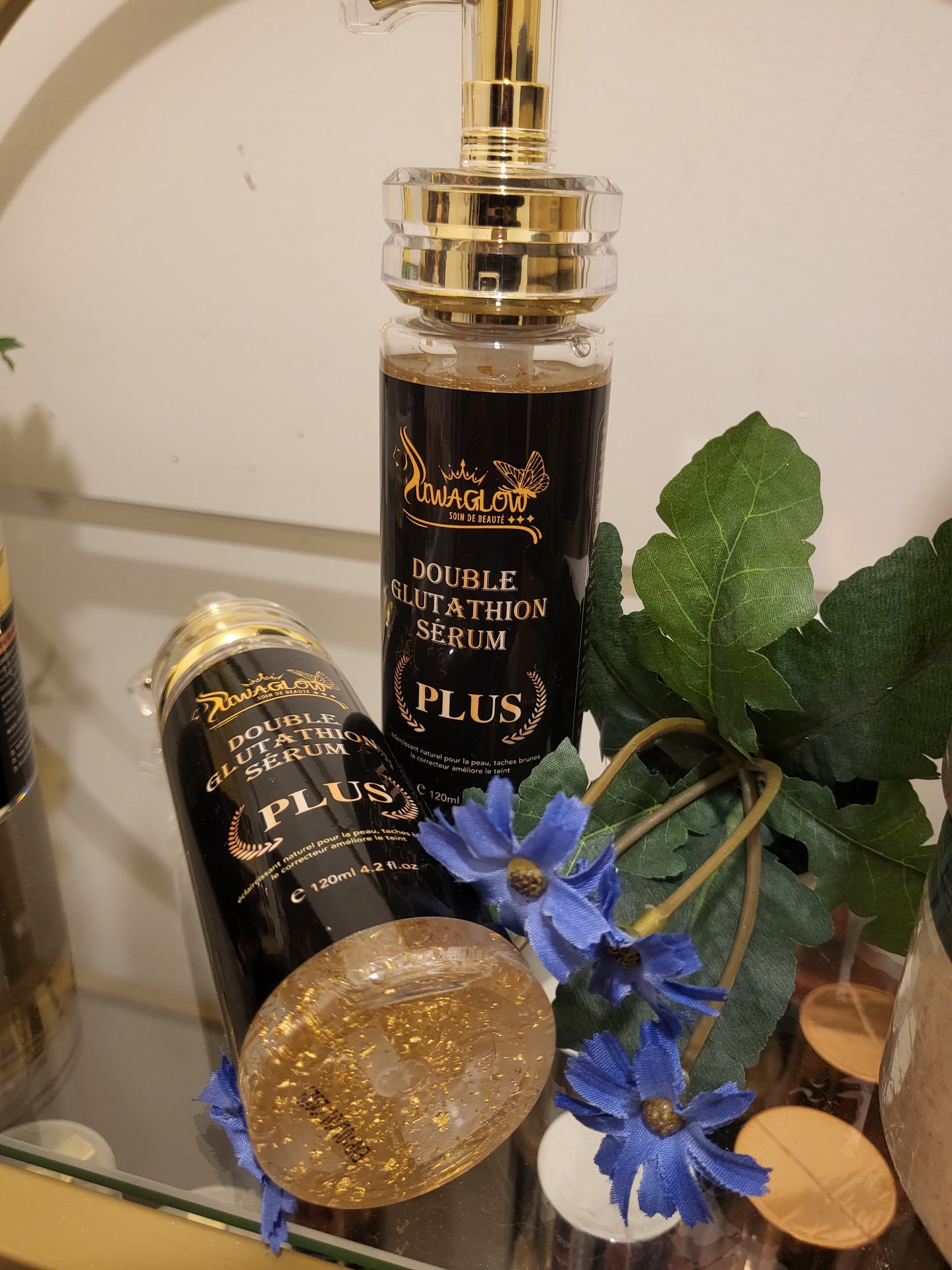 Double Gluta, retinol, vitamin c, 24k Gold